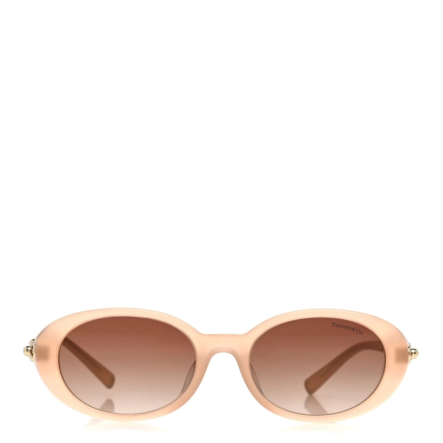 Acetate HardWear Oval Sunglasses TF4242D Nude 2