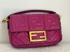 Fendi Embossed Mini Baguette With Hardware 2