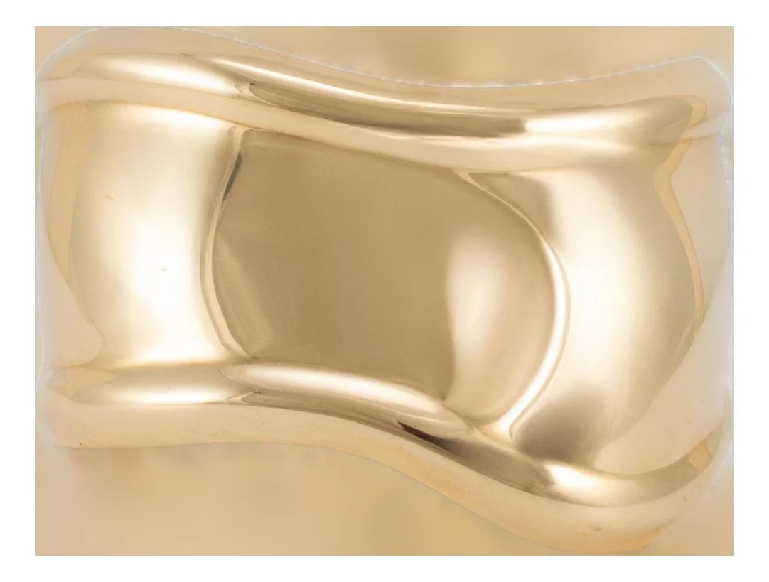 Tiffany and Co. — Tiffany & Co. Elsa Peretti 18k Yellow Gold 43mm Small Cuff Bangle — Jewelry — resale