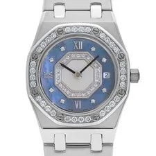 Audemars Piguet Royal Oak 67371BC/093 '' White Gold Blue Mother of Pearl 4