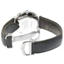 Cartier Mast II Ronde W1006718 32mm SV925 White Dial Small Second Quartz #C511 2