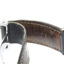 Cartier Mast II Ronde W1006718 32mm SV925 White Dial Small Second Quartz #C511 3
