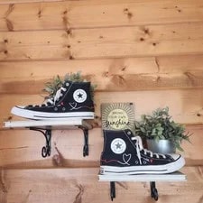 Converse Made With Love Heart High Top 171158F Embroidered Heart 4