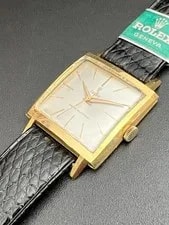 Tudor "Tank Style" Gold Case Diameter 29mm. - 1960s 2