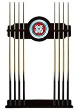 Used Imported Holland Bar Stool Co. US Coast Guard Cue Rack English Tudor Finis 4