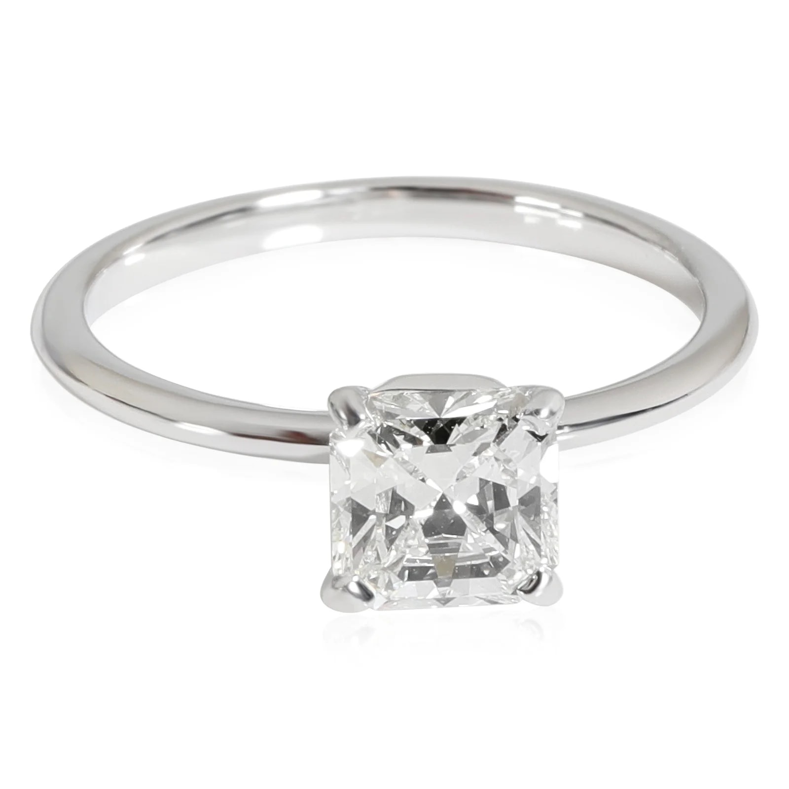 Tiffany & Co. — Tiffany & Co. 1.01 Ct Cut Cornered Square Mixed True Engagement Ring 950 — Accessory — resale