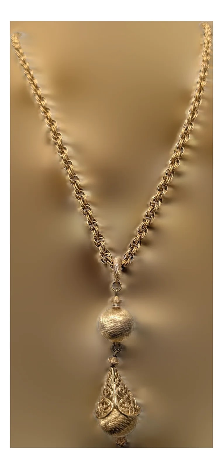 Monet — Signed Monet Book Piece Goldtone , 1961 — Jewelry — resale