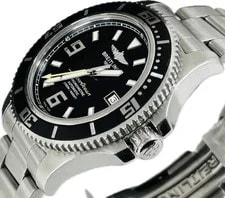 Breitling Superocean 44 A17391 Black Automatic Excellent A7408 4