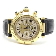 Cartier Pasha 18K Yellow Gold Automatic Chronograph , 38mm 2