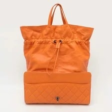 Chanel Grocery By Quilted Drawstring Flap 2