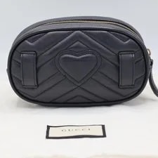 Gucci Marmont Waist Quilted 476434 With Dust and Box 4