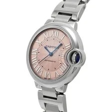 Cartier Baron Blue 1.3" W6920100 Pink 735444 2