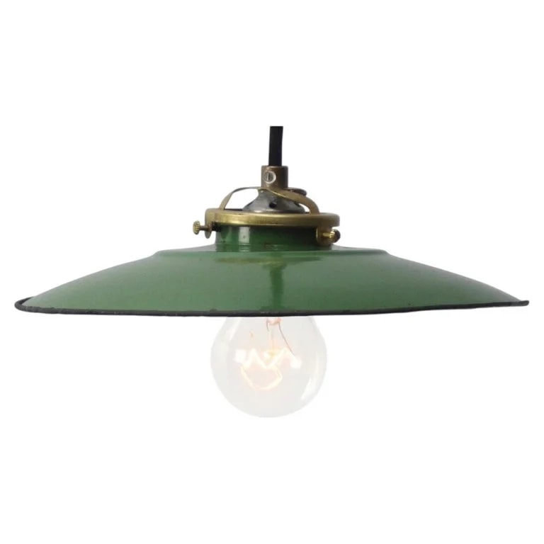 French Enamel & Pendant Lights — Furniture — resale