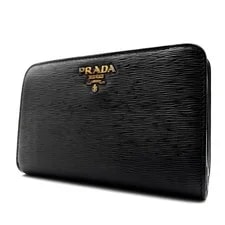 Prada — Prada Bi Fold Wallet Logo With Serial From Japan — Handbag — resale