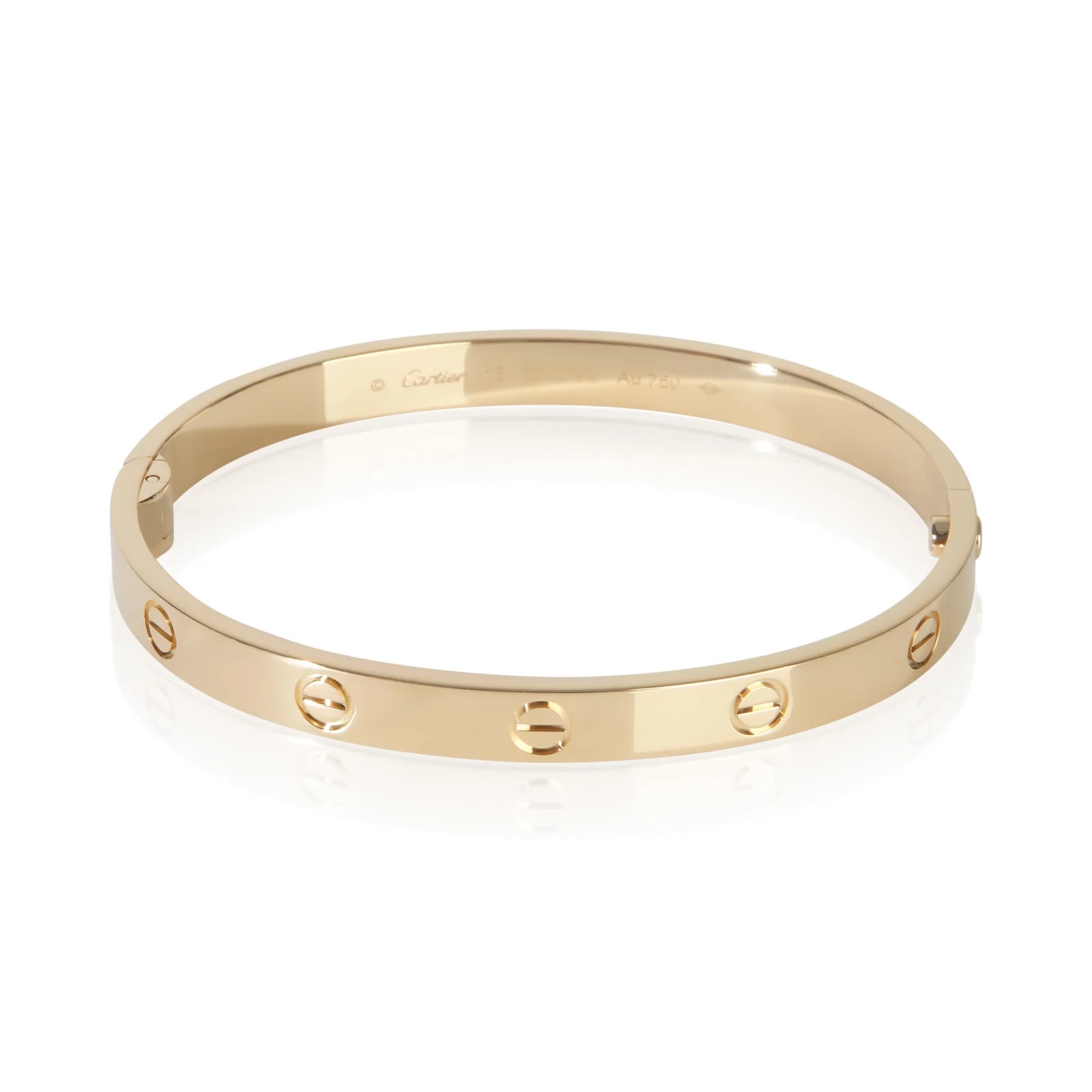 Cartier — Cartier Yellow Gold Single Screw Love Bracelet 18k — Jewelry — resale