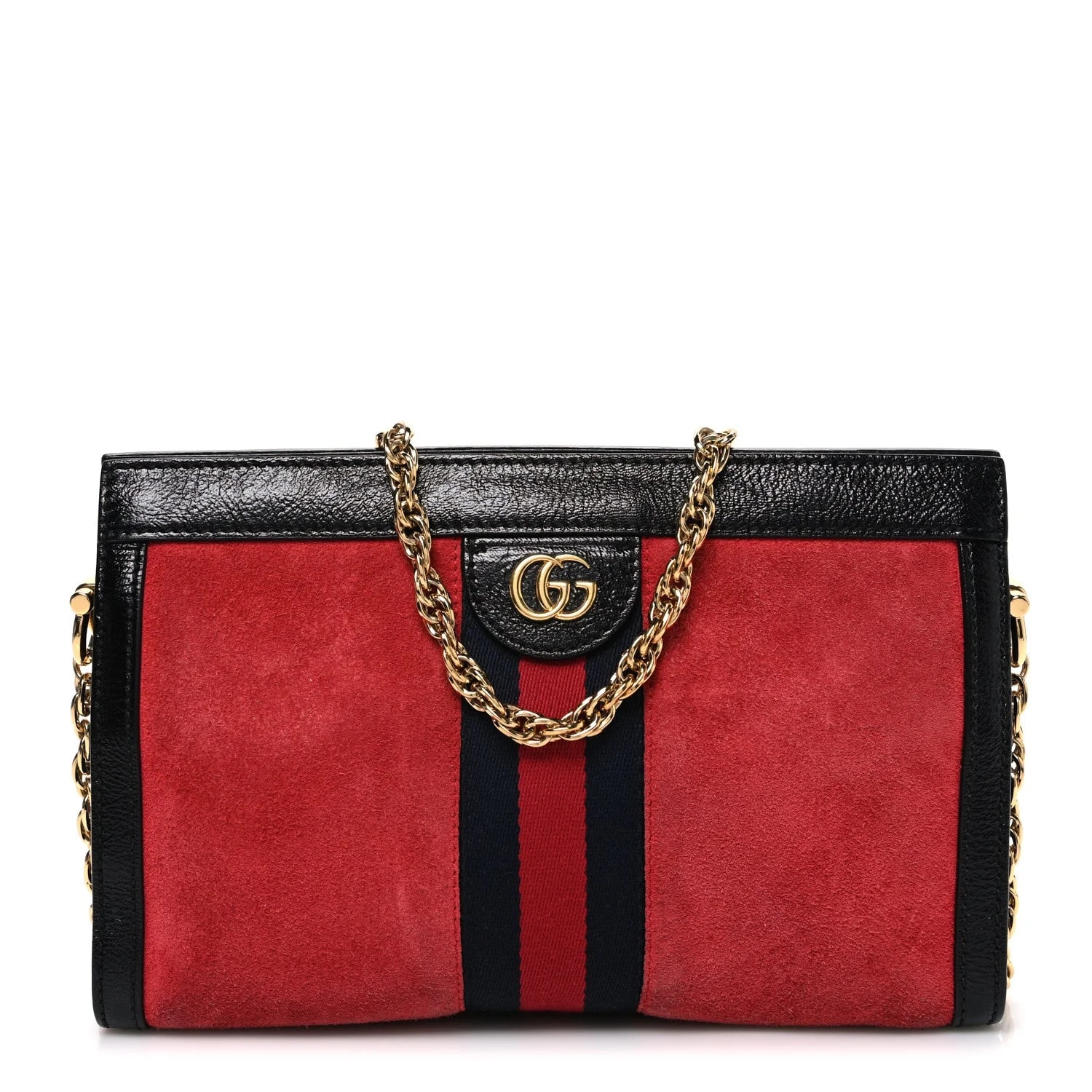 Gucci — Web Small Ophidia Chain Hibiscus — Handbag — resale