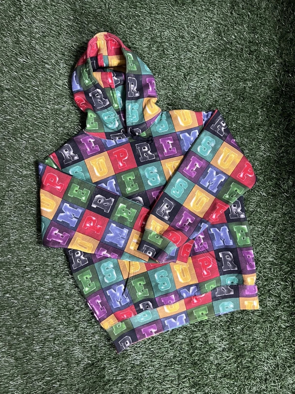 Supreme — Supreme Blocks Hooded Sweatshirt — streetwear — resale