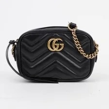 Gucci — Gucci GG Marmont Matelassé Mini Crossbody 156516234 — Handbag — resale