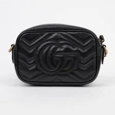 Gucci GG Marmont Matelassé Mini Crossbody 156516234 3