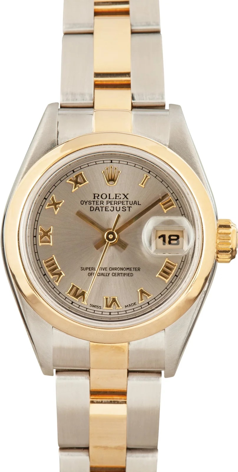 Rolex — Lady Rolex Datejust Ref 69163 Slate Roman Dial — Watch — resale