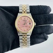 Rolex — 1970 Rolex Datejust 36mm Stainless Steel & Yellow Gold 1601 — Watch — resale