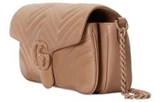 Gucci GG Marmont Series Double G Logo Detachable Strap Quilted 3