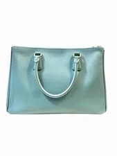 Prada Galleria Lux Double Zip Anice Hardware/cards 2