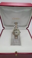 Cartier — Cartier Panthère Vendome Mid Size With 18ct Gold Bezel/18ct Links in Box. — Watch — resale