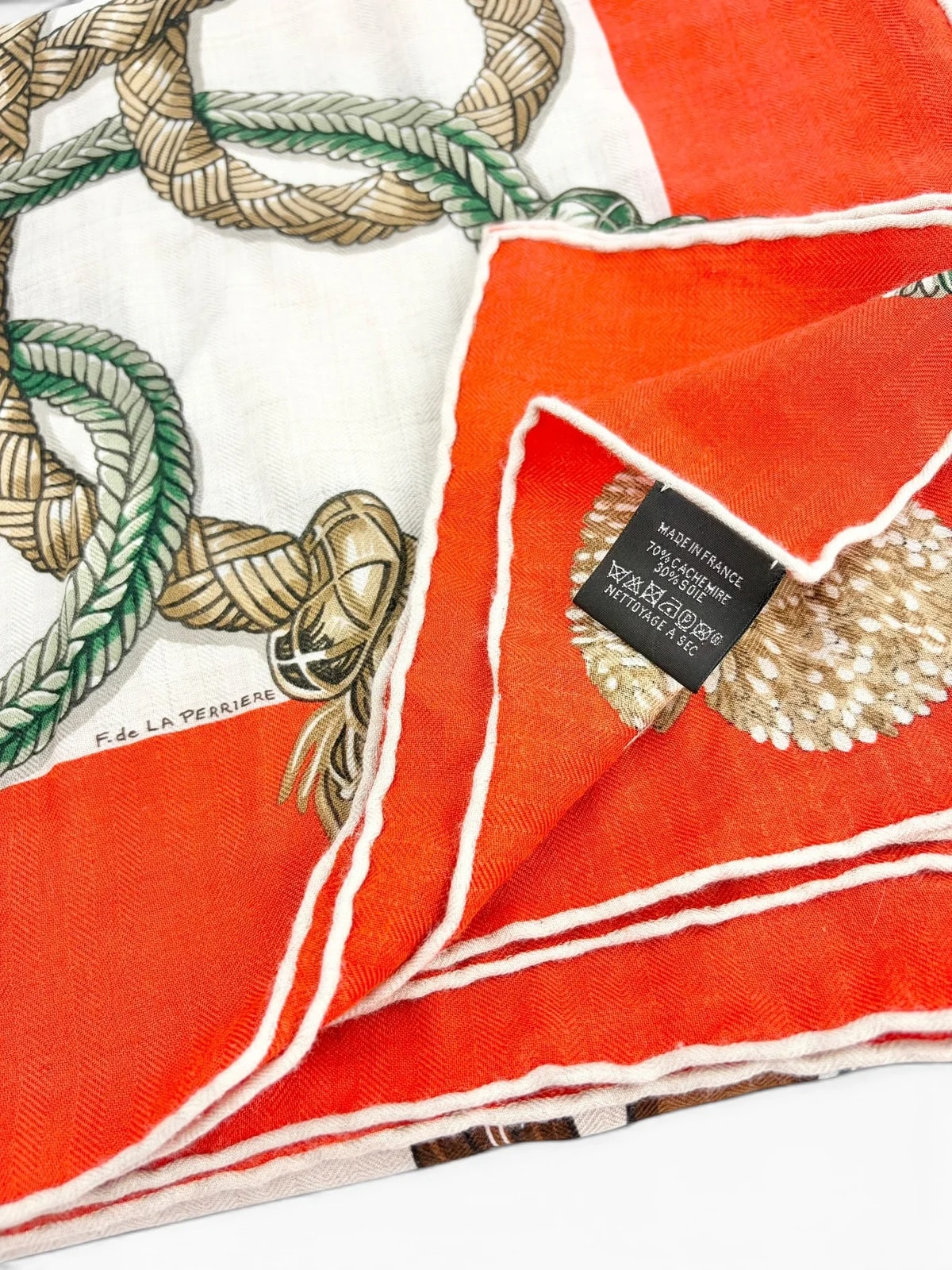 Hermes and 140cm Shawl 4