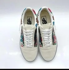 9.5US Vans Old Skool Tiger Floral Flower Japanese Pattern Vhtf Color S 2