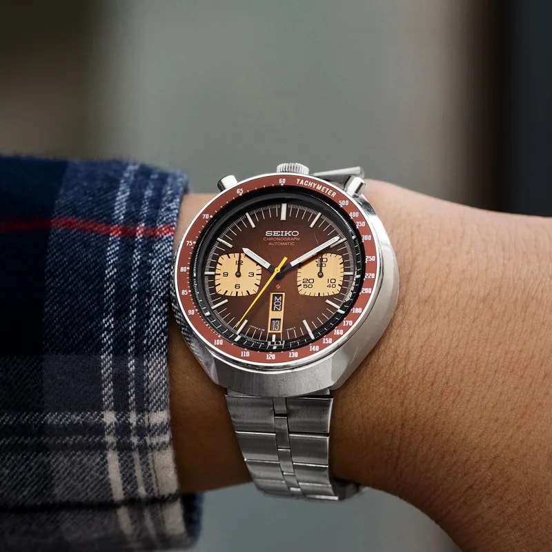 1970s Seiko "Bullhead" Automatic Chronograph Ref. 6138-0060T With Box and Papers 2