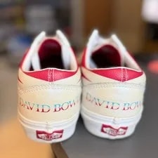 Vans Old Skool David Bowie Aladdin Sane 7.5 (9 W) Lightning Bolt 3