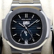 Patek Philippe 5726/1A Nautilus Annual Calendar Moonphase With Blue Dial 3