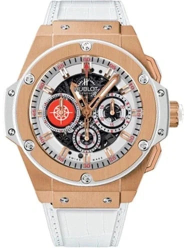 Worldofluxuryus — Hublot King Power Porto Servo Costa Esmeralda 18K Rose Gold — Watch — resale