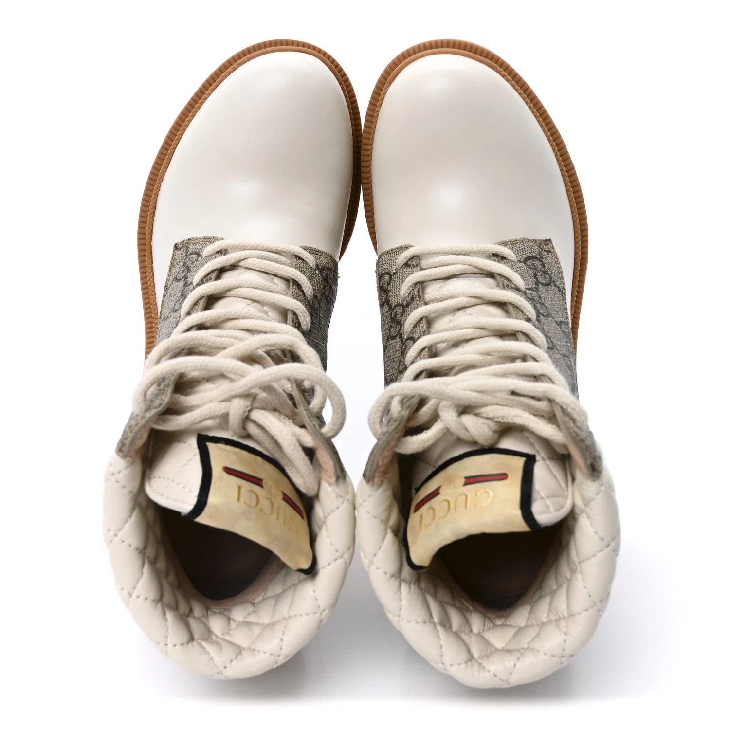 Monogram Quilted Lace Up Ankle 35 Mystic 2