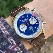 Breitling Top Time Automatic Chronograph Blue Dial AB0176 3