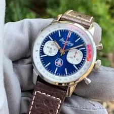 Breitling Top Time Automatic Chronograph Blue Dial AB0176 4