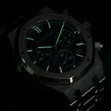 Audemars Piguet Royal Oak Selfwinding 50th Annv Black Dial Steel 26240ST 2