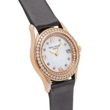 Patek Philippe Calatrava 4906 / 200R-001 28mm Rose Gold White #WW847 3