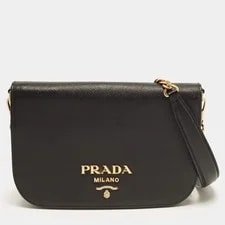 Prada — Prada Lux Flap Crossbody — Handbag — resale