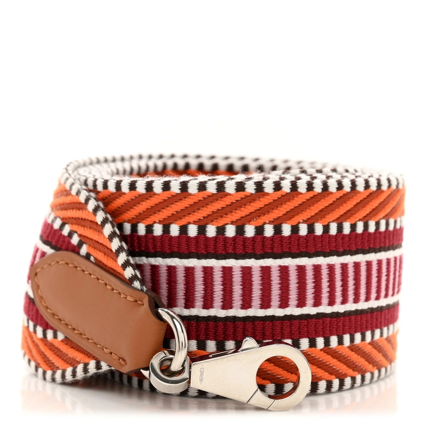 Hermès — 50mm Sangle Cavale Shoulder Strap Minium Rose Gold — Accessory — resale