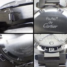 Cartier Pasha C Meridian W31078M7 Silver Dial Stainless Steel Automatic 4