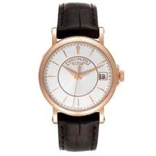 Patek Philippe Calatrava 18k Rose Gold Silver Dial 5153R 2
