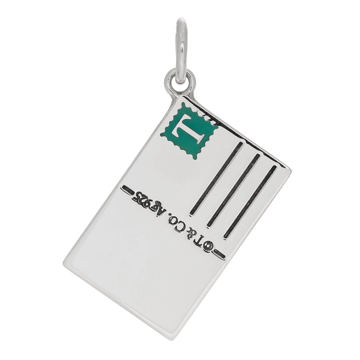 Enamel Rome Postcard Charm 3