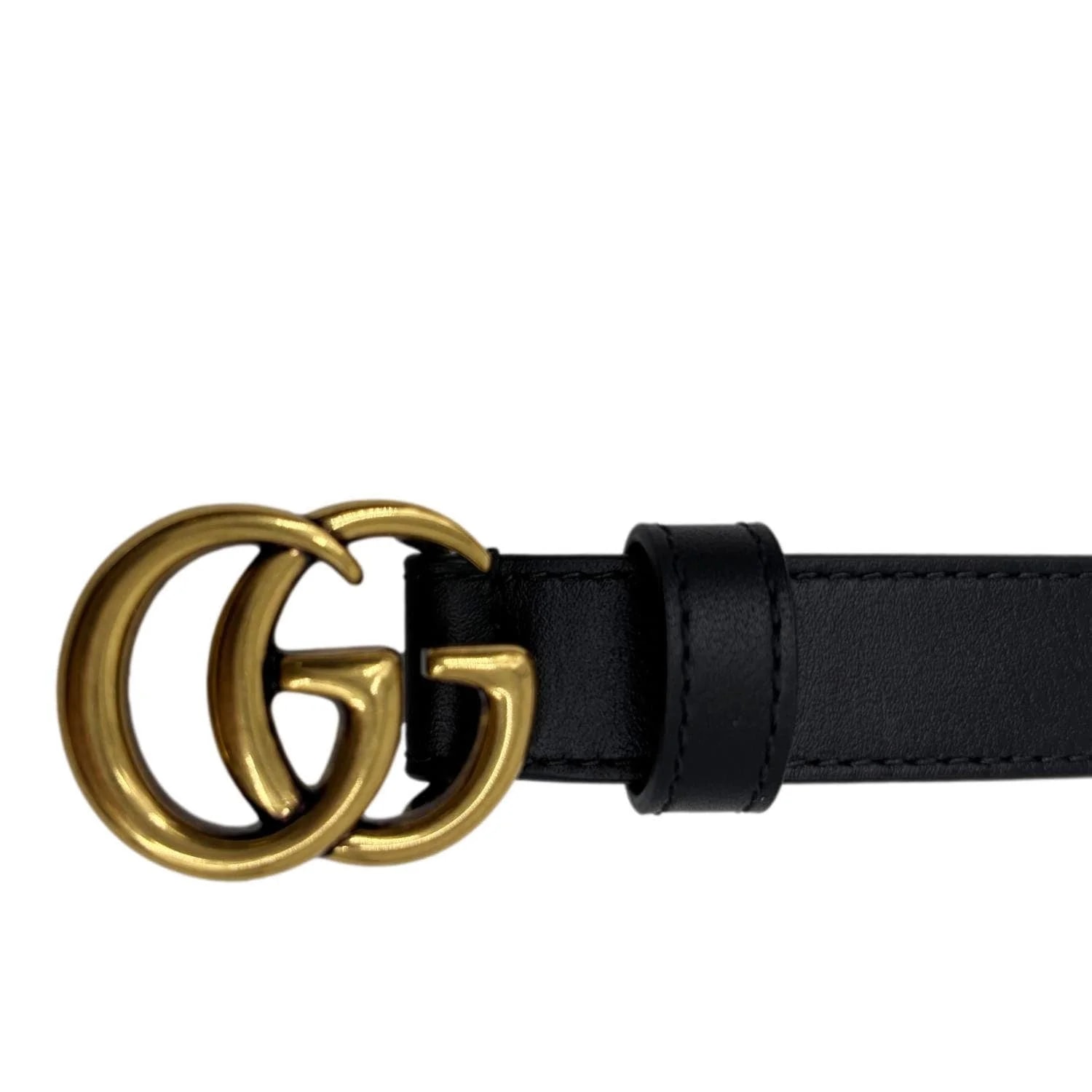 Gucci Double G Buckle Belt Size 75/30 409417 4