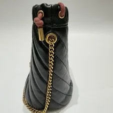 Authentic Gucci Marmont Mini Matelasse Bucket Crossbody 4