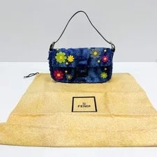 Fendi Baguette Floral Embellished 4
