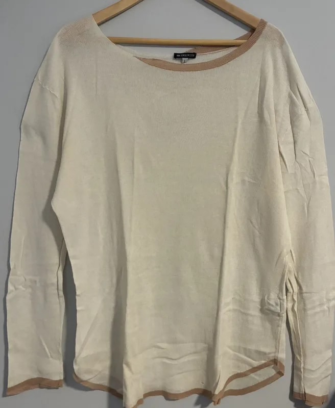 Ann Demeulemeester — Ann Demeulemeester Top With Trim — streetwear — resale
