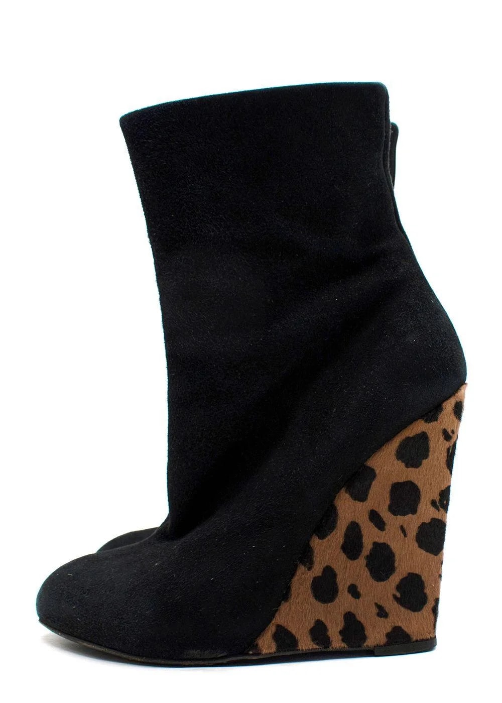 Giuseppe Zanotti Wedge Ankle Leopard Print 2