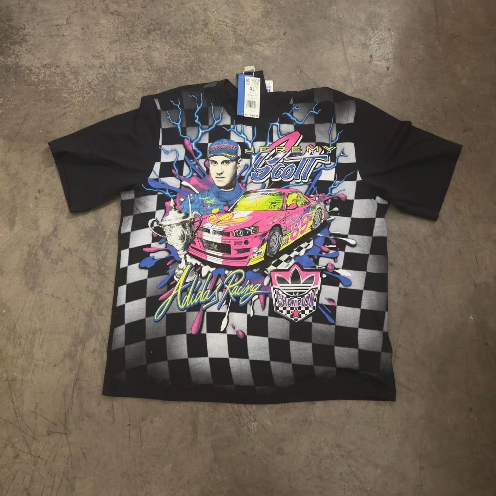 Adidas — Adidas X Jeremy Scott Nascar — streetwear — resale